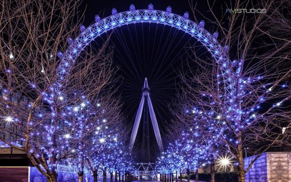 精选摩天轮唯美高清夜景图片大全