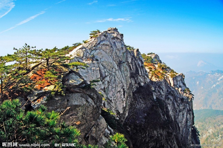 景色壮观的六安大别山唯美风景图片