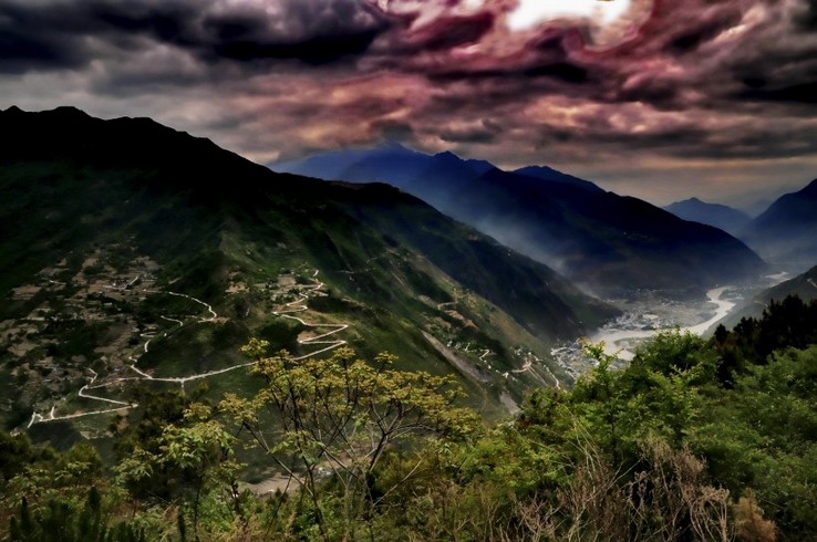 美丽的四川川西唯美自然风景图片