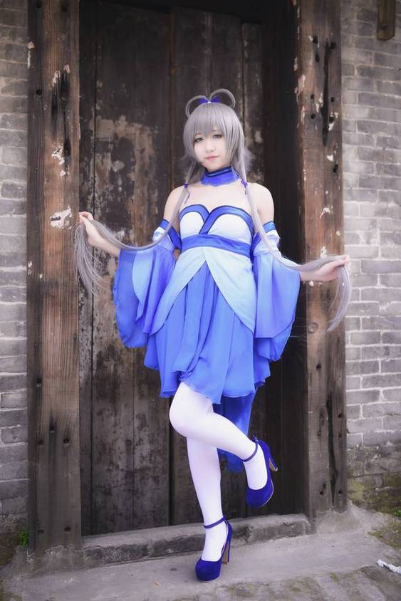 古风cosplay美女户外摄影图片赏析