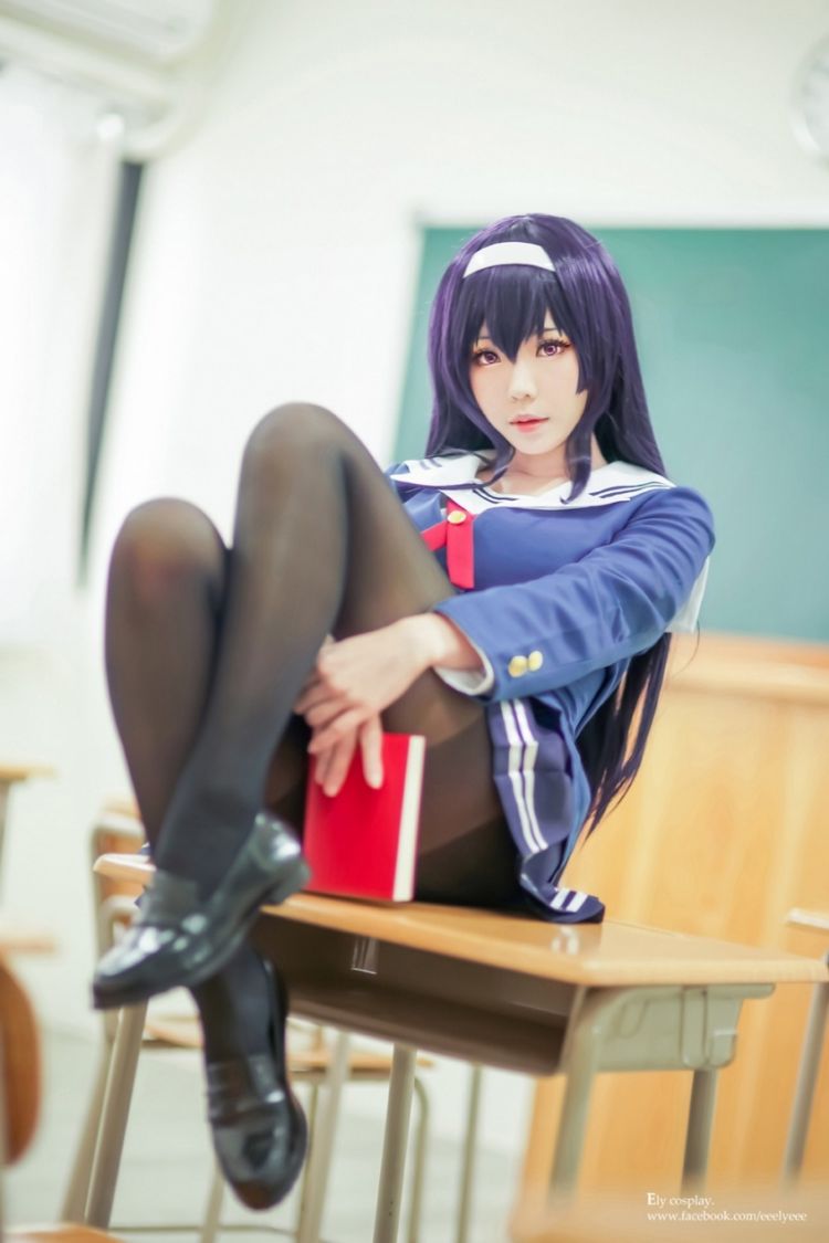 性感cosplay美女黑丝制服诱惑照