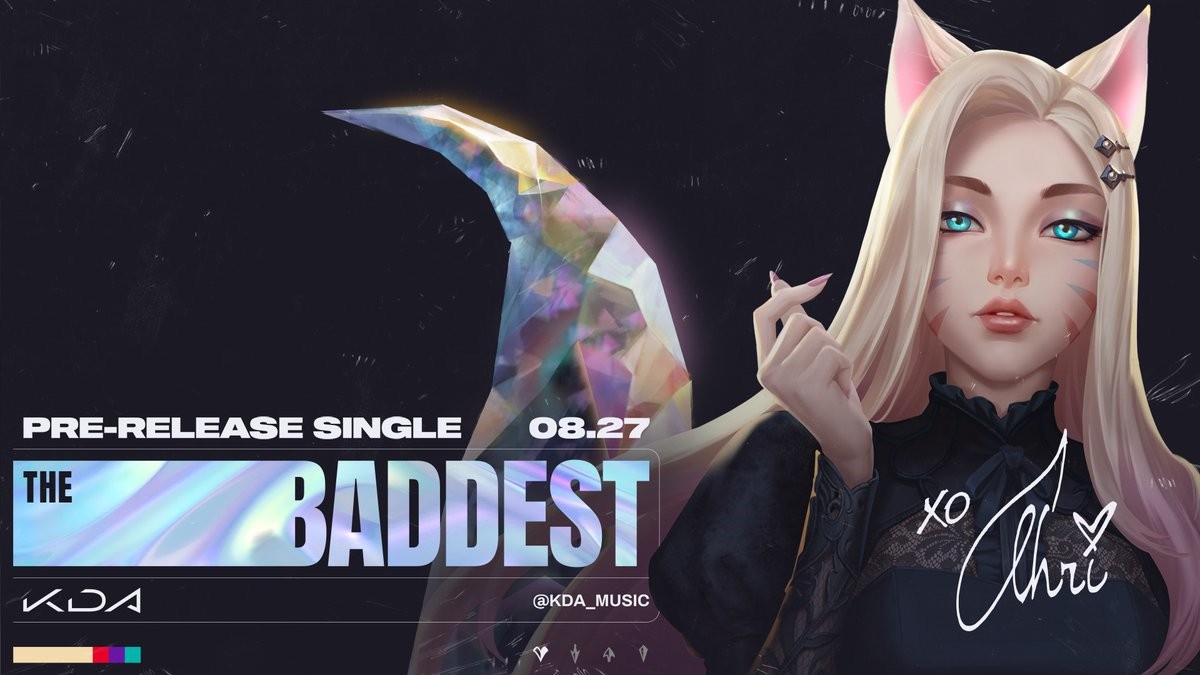 《英雄联盟》女团KDA新歌发布：The Baddest