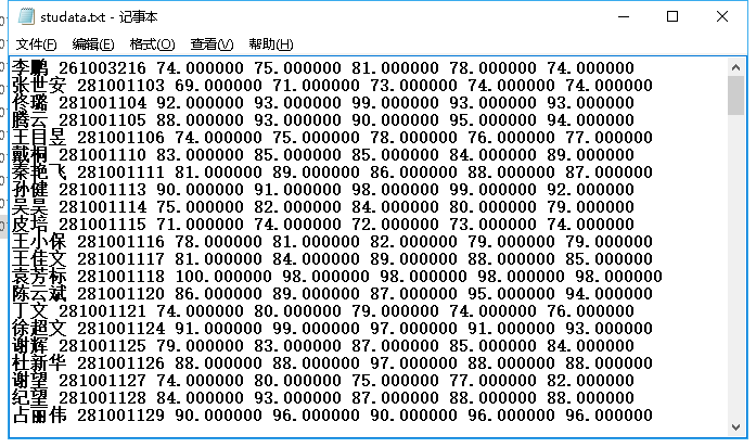 学生成绩管理系统C语言代码实现