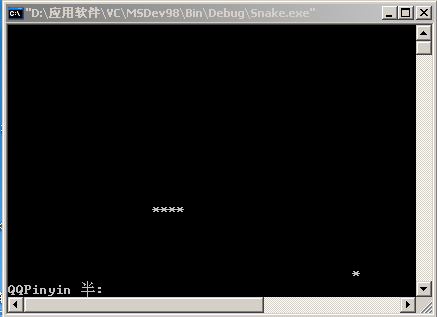 70行C语言代码实现贪吃蛇