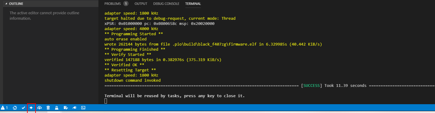 vscode+platformIO开发stm32f4的实现