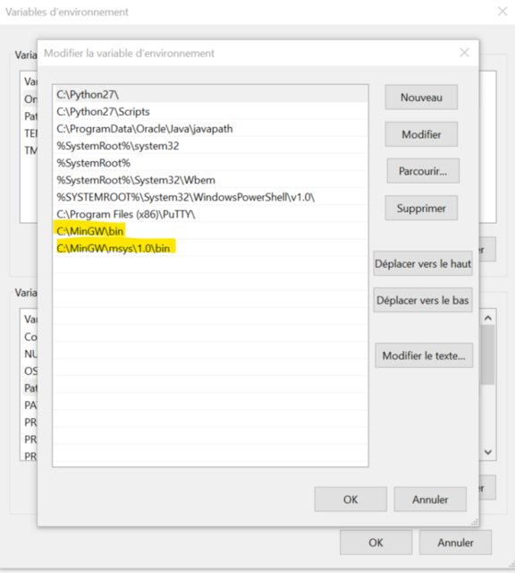 带或不带MSYS的MinGW makefile（del vs rm）