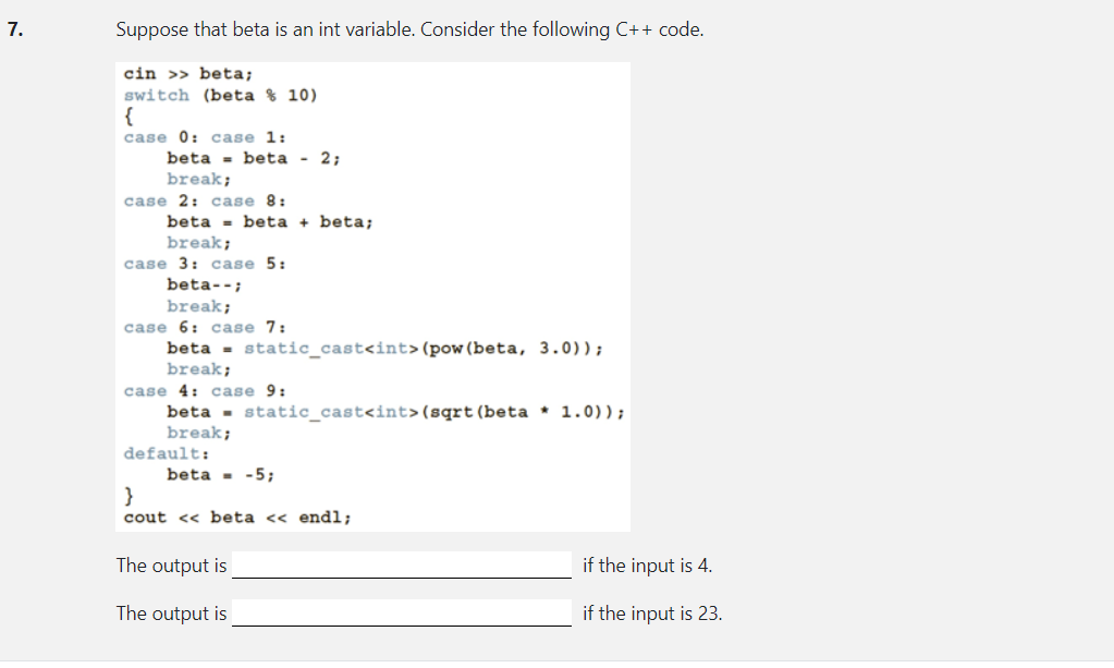 c++编程的一些练习改错题