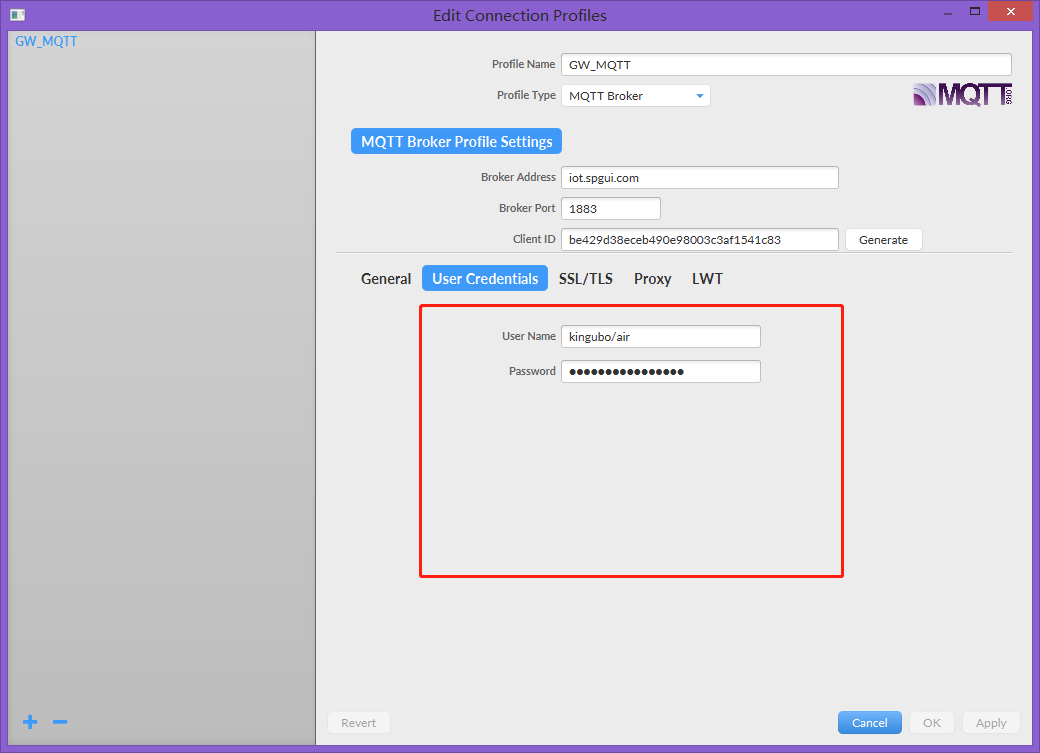 MQTT.fx客户端使用方法