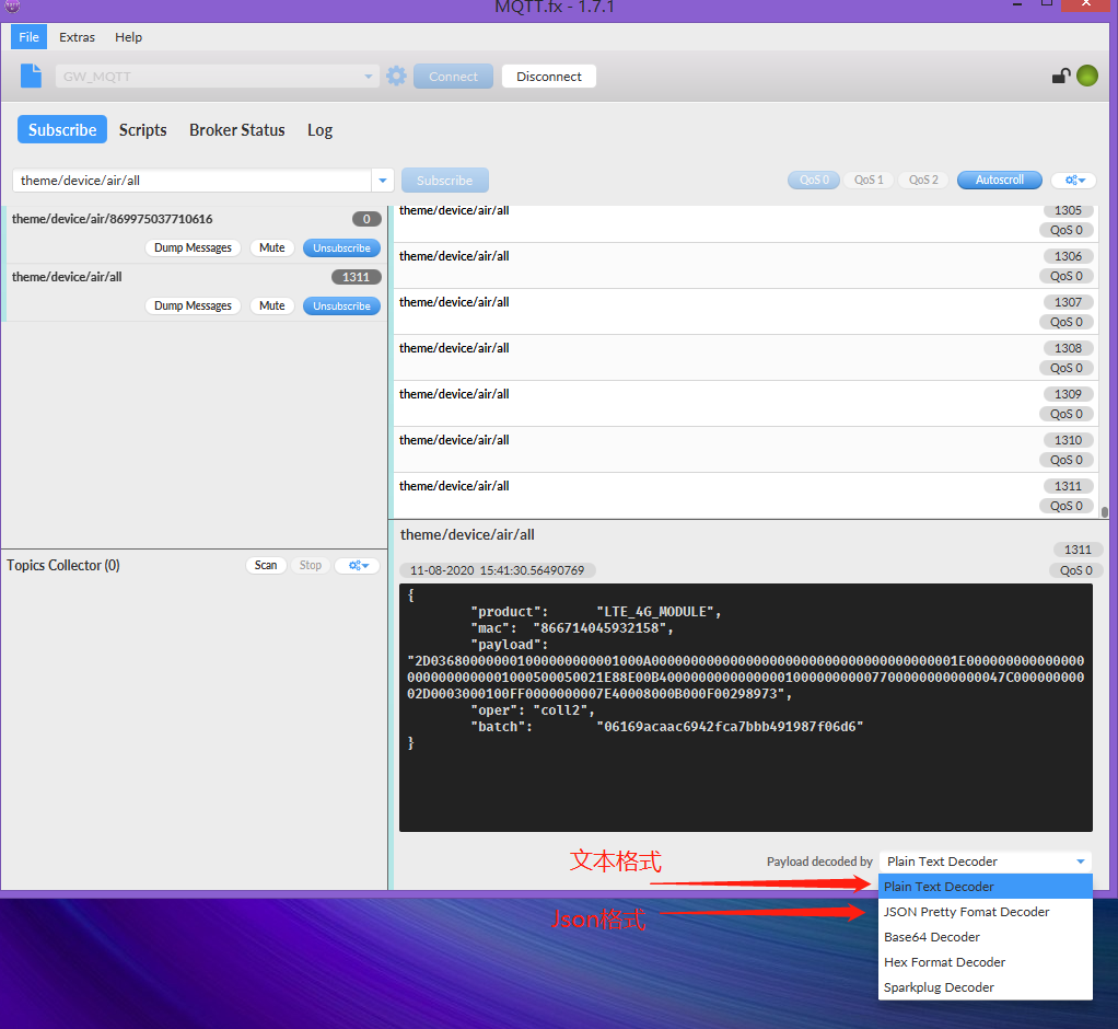 MQTT.fx客户端使用方法