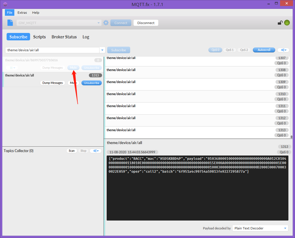 MQTT.fx客户端使用方法