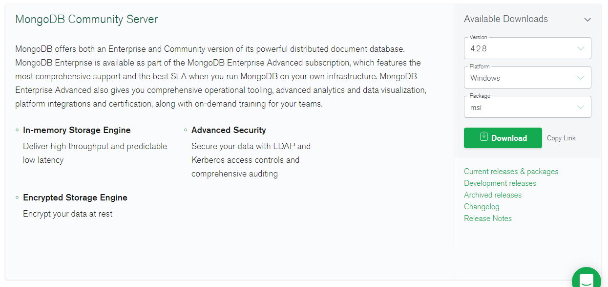 荐                                                         [MongoDB] MongoDB的安装以及问题