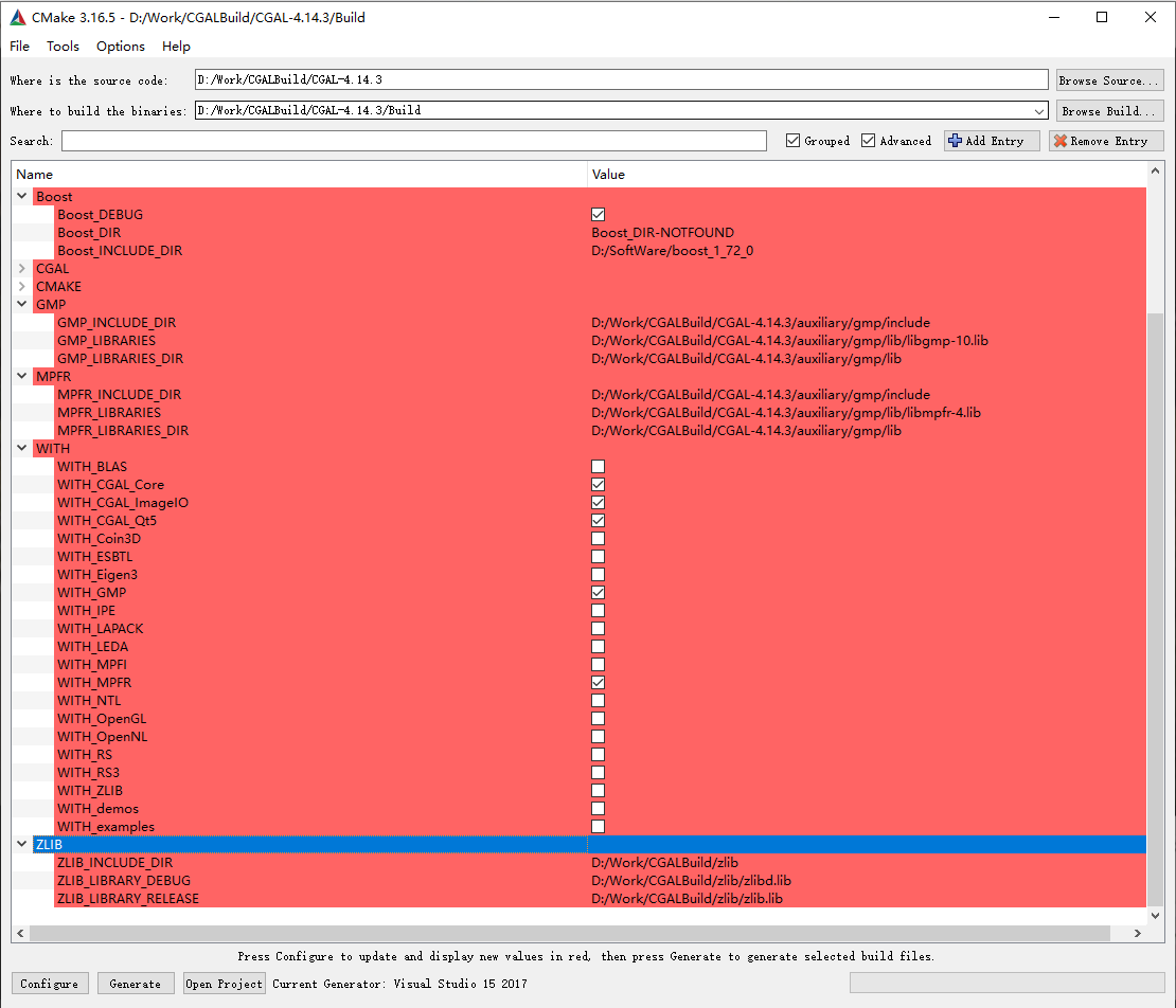 Windows下编译64位CGAL