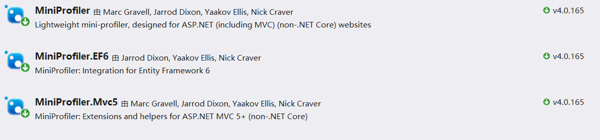 MiniProfiler监控调试MVC5以及EntityFramework6性能