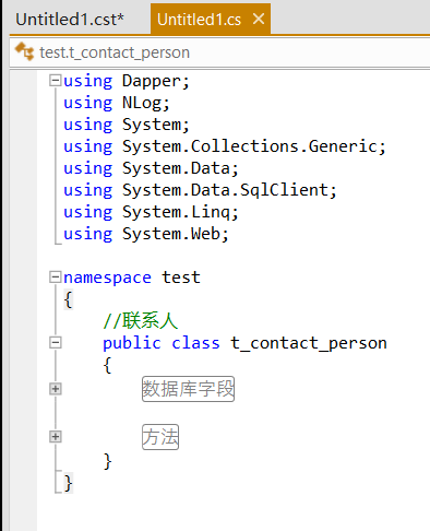 codesmith生成SQLSERVER实体（带注释）