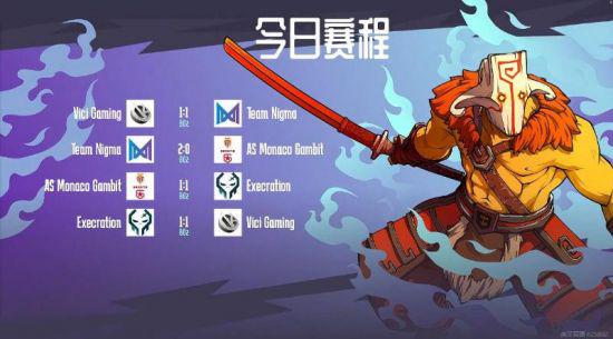 DOTA2 基辅Major外卡赛首日iG暂居榜首 VG三平