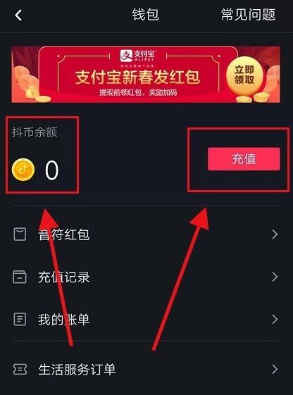 抖音充值在哪查看？