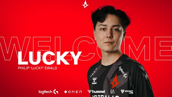 CSGO A队的新狙位来了！小将Lucky转会Astralis