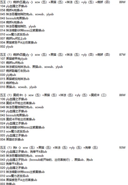 公主连结巨蟹座公会战二周目五王攻略