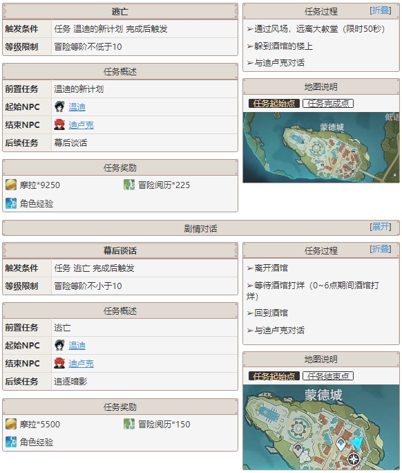 原神序章第二幕为了没有眼泪的明天任务完成攻略汇总