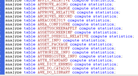 Oracle查询出所有空表