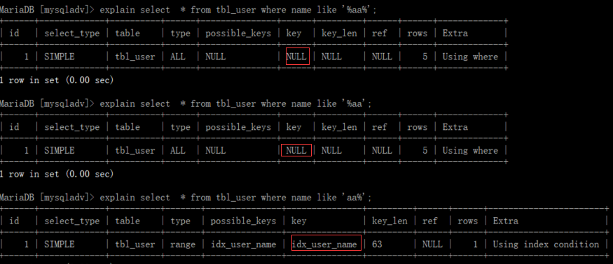 Mysql调优及索引锁机制学习