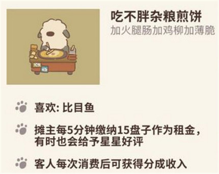 动物餐厅吃不胖杂粮煎饼摊主什么时候来