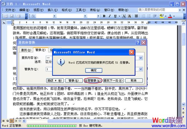 Word2003中查找替换功能大全的使用教程详细解读与应用