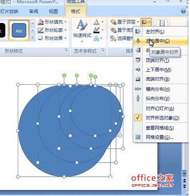 使用PPT2007自己动手DIY制作精美漂亮的同心圆效果