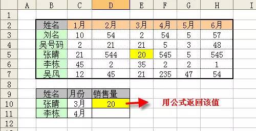 Excel 一题多解背后的问题解决思路之双向查找的就种可行方法