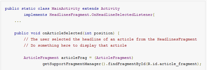 Android Fragment的使用方法(翻译)