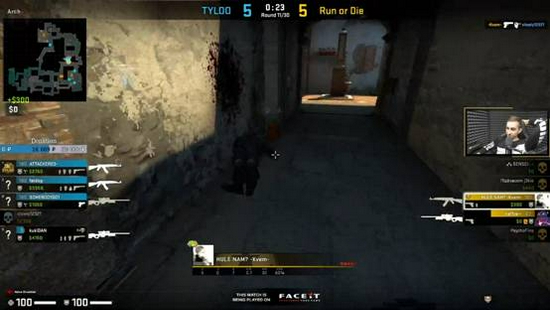 CSGO Funspark 欧洲区预选赛TYLOO2-1击败Run or Die