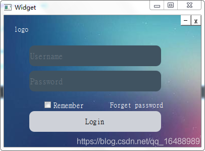 手把手教你实现漂亮的Qt 登录界面