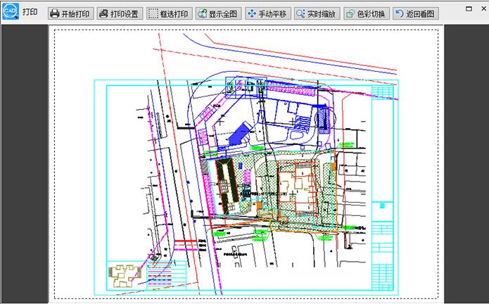 迅捷cad看图怎么打印图纸