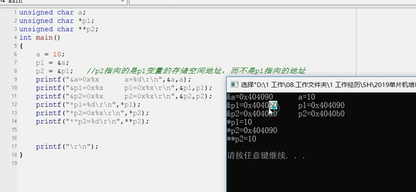 C语言基础知识点指针的使用