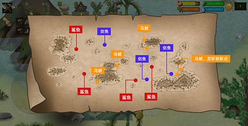 挨饿荒野帕劳群岛生存攻略 资源动物分布地点图文介绍