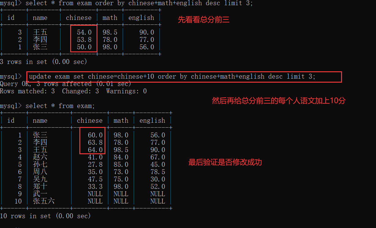 MySql常用数据类型与操作详解