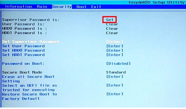 UEFI主机板关闭Secure Boot