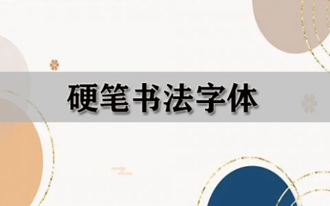 硬笔书法字体大全-硬笔书法字体哪个好[软件使用技术学习]