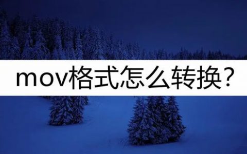 mov格式转换器大全-mov格式转换器哪个好[软件使用技术学习]