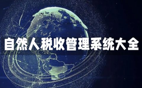 自然人税收管理系统大全-自然人税收管理系统哪个好[软件使用技术学习]