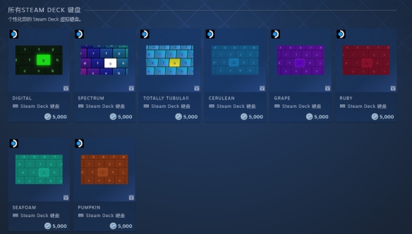 Valve官方为 SteamDeck 推出个性化虚拟键盘 使用Steam点数即可购买